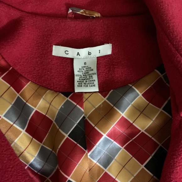 CaBi by Carol Anderson Red Jacket 🧥 on sale - Picture 6 of 7